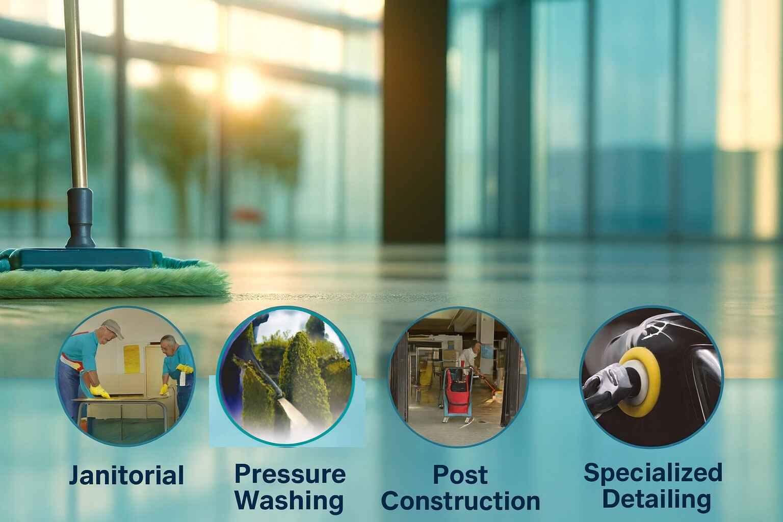 Trendy Cleaning & Maintenance Commercial Cleaning Home Slider