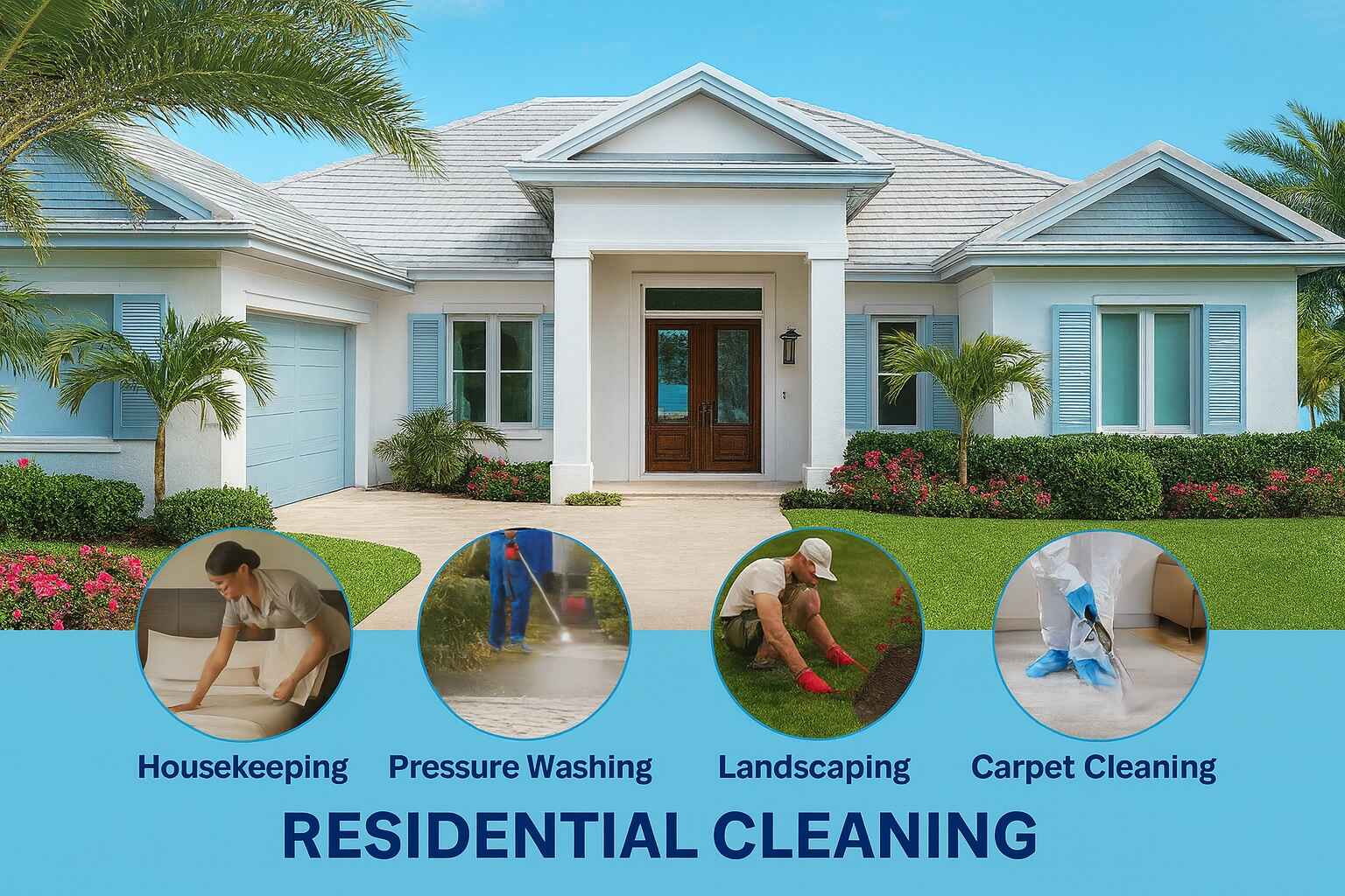Trendy Cleaning & Maintenance Residential Cleaning Home Slider